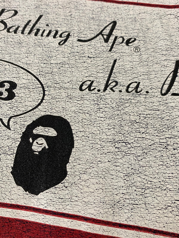 【中古品】【メンズ】 A BATHING APE アベイシングエイプ 00's PRINT SWEATSHIRT プリントスウェットシャツ トレーナー トップス 142-250602-yn-07-min サイズ：M カラー：ネイビー 万代Net店