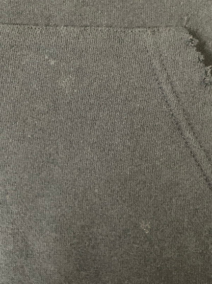 【中古品】【メンズ】 Sacai サカイ FRAGMENT DESIGN SWEAT HOODIE 21-0315S フラグメントデザイン ダメージ加工 スウェードアップリケ スウェット パーカー トップス 140-250602-yn-01-min サイズ：2 カラー：ネイビー 万代Net店