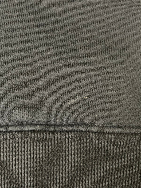 【中古品】【メンズ】 Sacai サカイ FRAGMENT DESIGN SWEAT HOODIE 21-0315S フラグメントデザイン ダメージ加工 スウェードアップリケ スウェット パーカー トップス 140-250602-yn-01-min サイズ：2 カラー：ネイビー 万代Net店