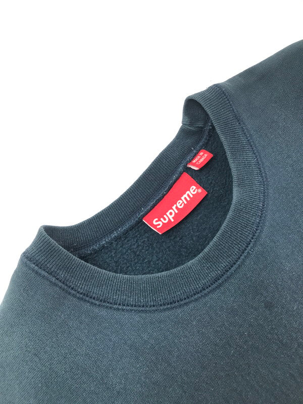 【中古品】【メンズ】 SUPREME シュプリーム 16AW SCRIPT LOGO CREWNECK スクリプト ロゴ クルーネック スウェット トレーナー 149-260424-rt-23-tagh サイズ：S カラー：ネイビー 万代Net店