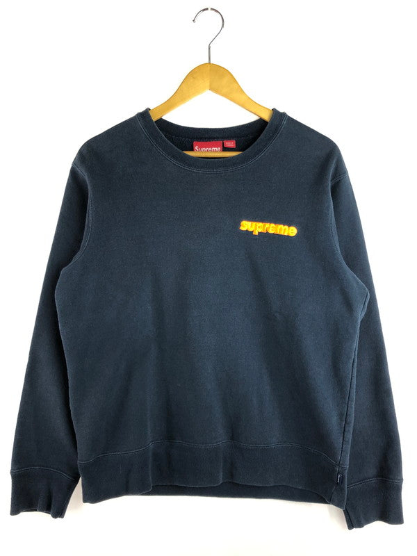 【中古品】【メンズ】 Supreme シュプリーム 18AW CONNECT CREWNECK SWEATSHIRT 18秋冬 コネクト クルーネック スウェットシャツ 149-251109-rt-03-tag サイズ：S カラー：ネイビー 万代Net店