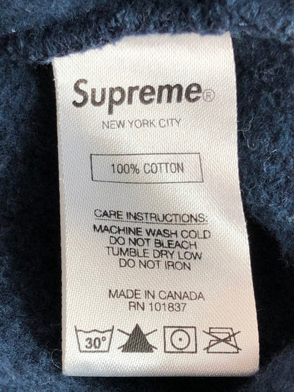 【中古品】【メンズ】 Supreme シュプリーム 18AW CONNECT CREWNECK SWEATSHIRT 18秋冬 コネクト クルーネック スウェットシャツ 149-251109-rt-03-tag サイズ：S カラー：ネイビー 万代Net店