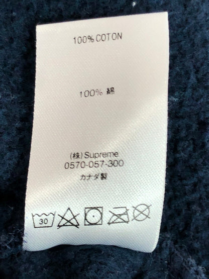 【中古品】【メンズ】 Supreme シュプリーム 18AW CONNECT CREWNECK SWEATSHIRT 18秋冬 コネクト クルーネック スウェットシャツ 149-251109-rt-03-tag サイズ：S カラー：ネイビー 万代Net店