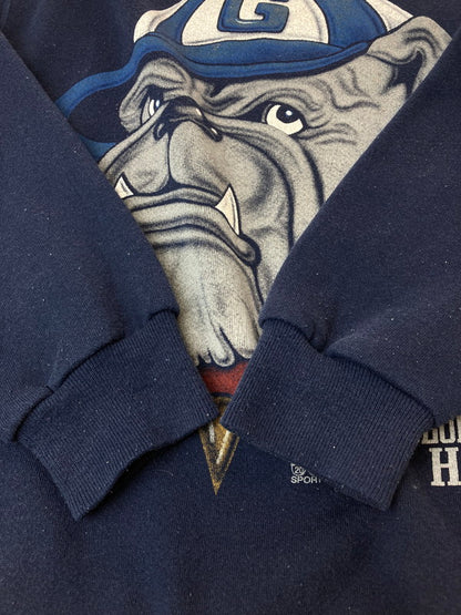 【中古品】【メンズ】 GEORGETOWN ジョージタウン SWEATSHIRT スウェットシャツ 146-250604-ks-27-min サイズ：M カラー：ネイビー 万代Net店