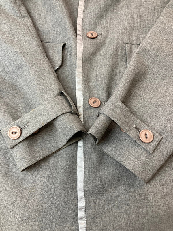 【中古品】【メンズ】 And A アンドエー WOOL COAT ウールコート ライトアウター 140-250615-AS-2-min サイズ：42 カラー：グレー 万代Net店