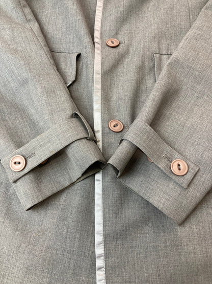 【中古品】【メンズ】 And A アンドエー WOOL COAT ウールコート ライトアウター 140-250615-AS-2-min サイズ：42 カラー：グレー 万代Net店