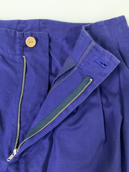 【中古品】【メンズ】 DULCAMARA ドゥルカマラ OLIVE BUTTON COTTON PANT オリーブ ボタン コットン パンツ メンズ ボトムス ボタンフライ 151-260710-em-09-min サイズ：1 カラー：青紫 万代Net店