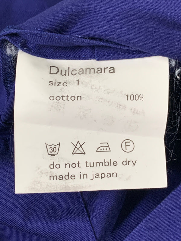 【中古品】【メンズ】 DULCAMARA ドゥルカマラ OLIVE BUTTON COTTON PANT オリーブ ボタン コットン パンツ メンズ ボトムス ボタンフライ 151-260710-em-09-min サイズ：1 カラー：青紫 万代Net店