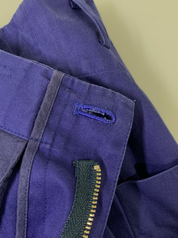 【中古品】【メンズ】 DULCAMARA ドゥルカマラ OLIVE BUTTON COTTON PANT オリーブ ボタン コットン パンツ メンズ ボトムス ボタンフライ 151-260710-em-09-min サイズ：1 カラー：青紫 万代Net店