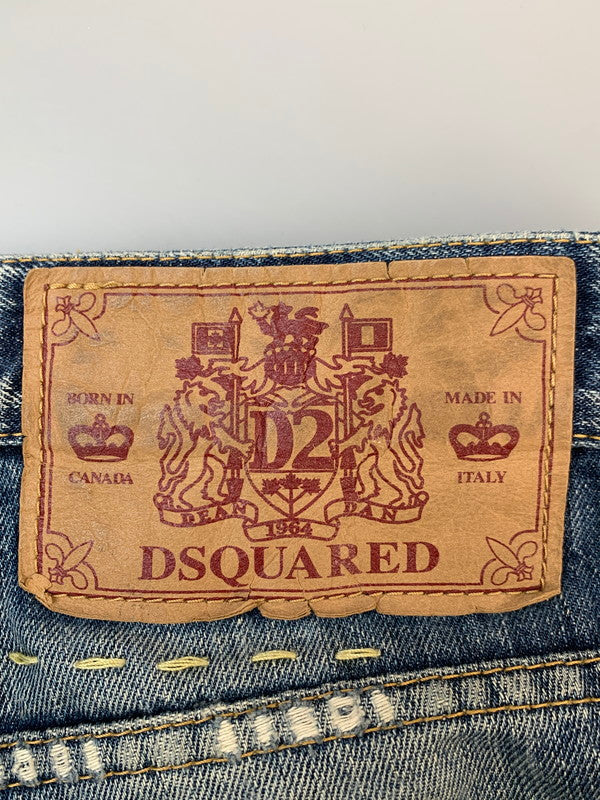 【現状渡し品】【メンズ】 DSQUARED2 ディースクエアード INDIGO DENIM PANT インディゴ デニム パンツ 71LA029 メンズ ボトムス 152-260703-hu-27-min サイズ：44 カラー：ライトインディゴ 万代Net店