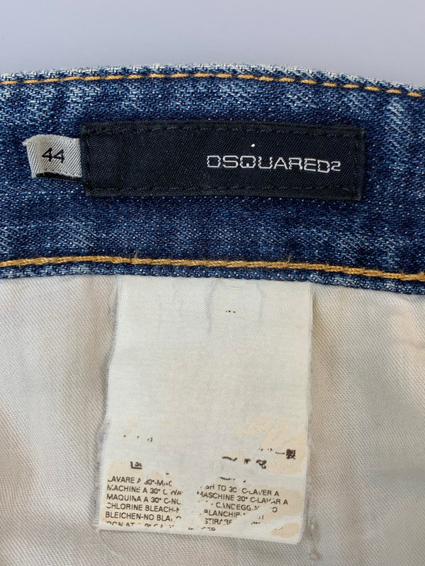 【現状渡し品】【メンズ】 DSQUARED2 ディースクエアード INDIGO DENIM PANT インディゴ デニム パンツ 71LA029 メンズ ボトムス 152-260703-hu-27-min サイズ：44 カラー：ライトインディゴ 万代Net店