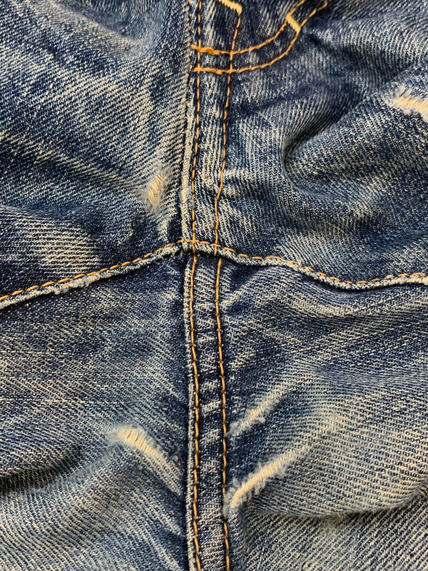 【現状渡し品】【メンズ】 DSQUARED2 ディースクエアード INDIGO DENIM PANT インディゴ デニム パンツ 71LA029 メンズ ボトムス 152-260703-hu-27-min サイズ：44 カラー：ライトインディゴ 万代Net店