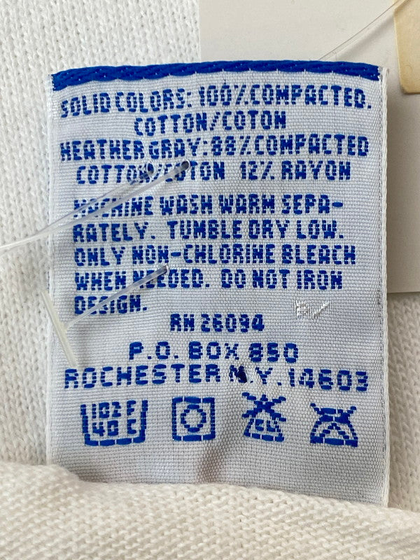 【中古美品】【メンズ】 CHAMPION チャンピオン 90S IT TAKES A LITTLE MORE TO MAKE A TEE Tシャツ トップス 146-250604-ks-07-min サイズ：L カラー：ホワイト 万代Net店