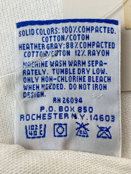 【中古美品】【メンズ】 CHAMPION チャンピオン 90S IT TAKES A LITTLE MORE TO MAKE A TEE Tシャツ トップス 146-250604-ks-07-min サイズ：L カラー：ホワイト 万代Net店