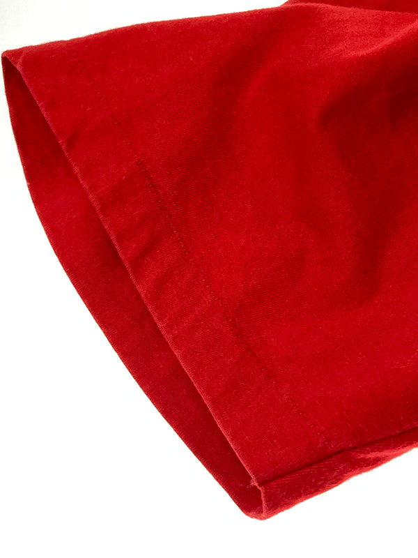 【中古品】【メンズ】 WALT DISNEY PRODUCTION ウォルトディズニー プロダクション 80S MICKEY TEE 80年代 Tシャツ トップス 146-250604-ks-17-min サイズ：L カラー：レッド 万代Net店