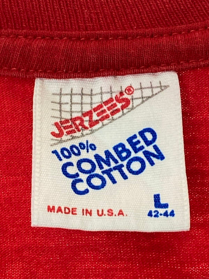 【中古品】【メンズ】 WALT DISNEY PRODUCTION ウォルトディズニー プロダクション 80S MICKEY TEE 80年代 Tシャツ トップス 146-250604-ks-17-min サイズ：L カラー：レッド 万代Net店