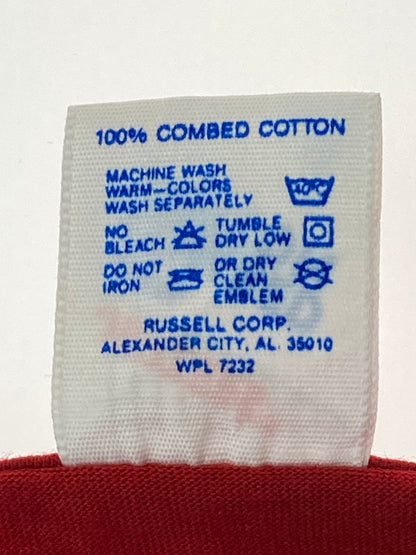 【中古品】【メンズ】 WALT DISNEY PRODUCTION ウォルトディズニー プロダクション 80S MICKEY TEE 80年代 Tシャツ トップス 146-250604-ks-17-min サイズ：L カラー：レッド 万代Net店