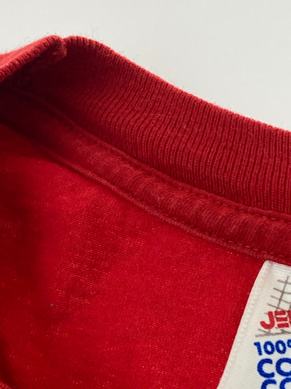 【中古品】【メンズ】 WALT DISNEY PRODUCTION ウォルトディズニー プロダクション 80S MICKEY TEE 80年代 Tシャツ トップス 146-250604-ks-17-min サイズ：L カラー：レッド 万代Net店