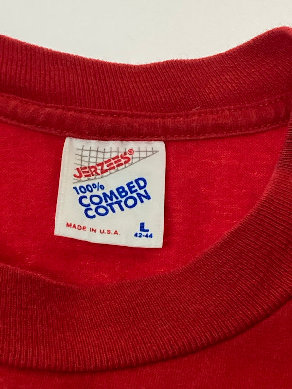 【中古品】【メンズ】 WALT DISNEY PRODUCTION ウォルトディズニー プロダクション 80S MICKEY TEE 80年代 Tシャツ トップス 146-250604-ks-17-min サイズ：L カラー：レッド 万代Net店