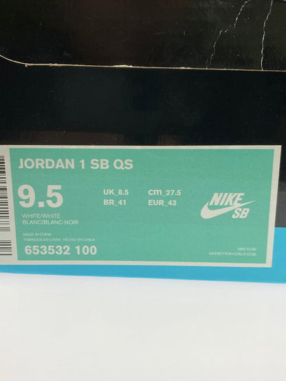 【中古品】【メンズ】 NIKE SB ナイキエスビー JORDAN 1 SB QS 653532-100 エア ジョーダン 1 スニーカー 靴 160-250604-yn-01-min サイズ：27.5cm US9.5 カラー：ブラック/レッド/ブルー 万代Net店