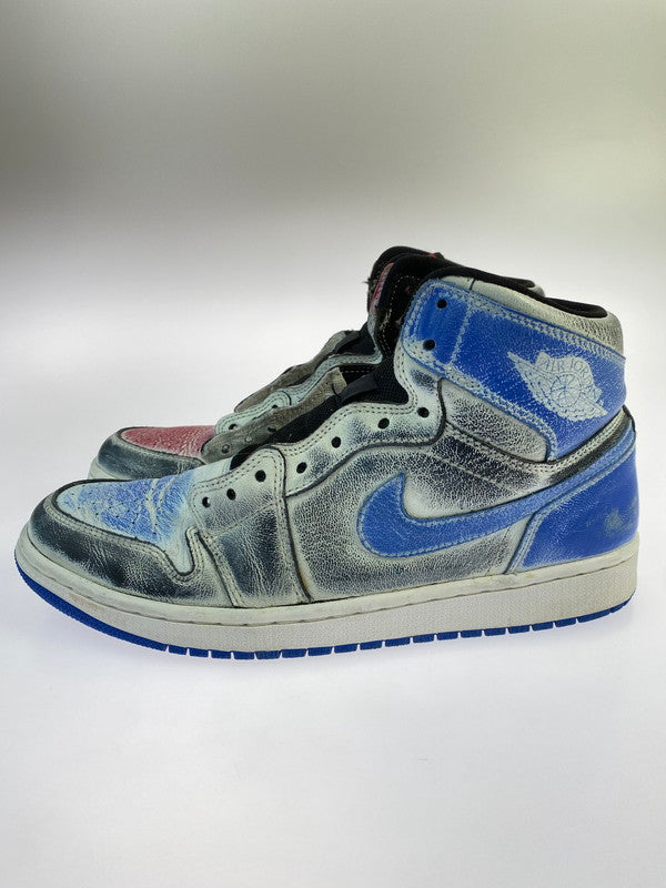 【中古品】【メンズ】 NIKE SB ナイキエスビー JORDAN 1 SB QS 653532-100 エア ジョーダン 1 スニーカー 靴 160-250604-yn-01-min サイズ：27.5cm US9.5 カラー：ブラック/レッド/ブルー 万代Net店