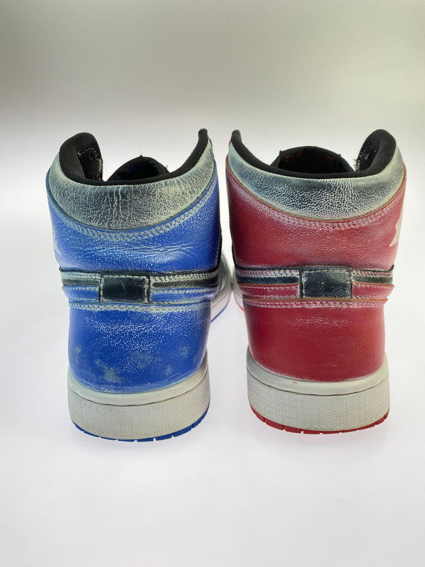 【中古品】【メンズ】 NIKE SB ナイキエスビー JORDAN 1 SB QS 653532-100 エア ジョーダン 1 スニーカー 靴 160-250604-yn-01-min サイズ：27.5cm US9.5 カラー：ブラック/レッド/ブルー 万代Net店