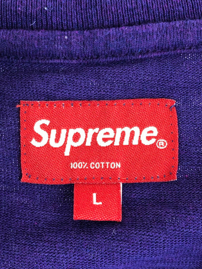 【中古品】【メンズ】 Supreme シュプリーム POCKET S/S TEE ショートスリーブ ポケット Tシャツ 半袖Tシャツ トップス 149-251105-rt-17-tag サイズ：L カラー：パープル 万代Net店