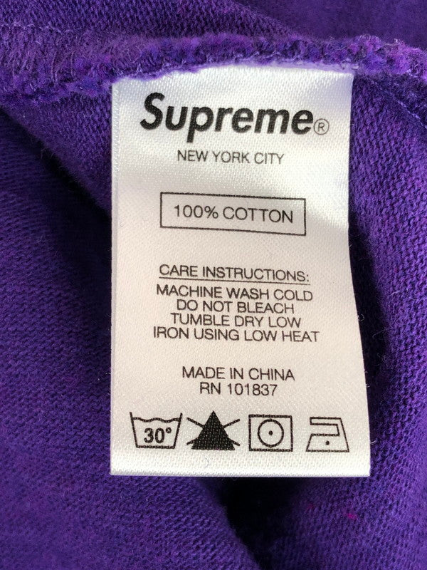 【中古品】【メンズ】 Supreme シュプリーム POCKET S/S TEE ショートスリーブ ポケット Tシャツ 半袖Tシャツ トップス 149-251105-rt-17-tag サイズ：L カラー：パープル 万代Net店