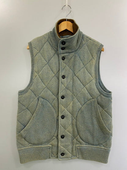【現状渡し品】【メンズ】 RRL ダブルアールエル QUILTING VEST キルティング ベスト トップス 145-250604-jt-04-min サイズ：M カラー：ライトブルー 万代Net店