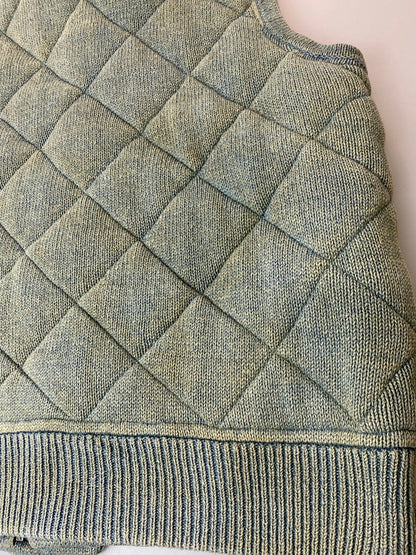 【現状渡し品】【メンズ】 RRL ダブルアールエル QUILTING VEST キルティング ベスト トップス 145-250604-jt-04-min サイズ：M カラー：ライトブルー 万代Net店