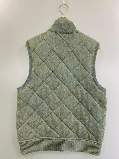 【現状渡し品】【メンズ】 RRL ダブルアールエル QUILTING VEST キルティング ベスト トップス 145-250604-jt-04-min サイズ：M カラー：ライトブルー 万代Net店