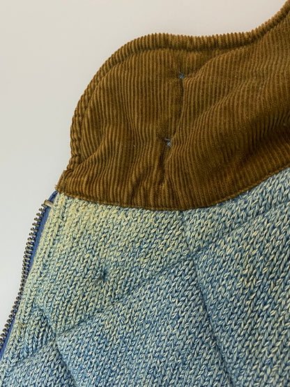 【現状渡し品】【メンズ】 RRL ダブルアールエル QUILTING VEST キルティング ベスト トップス 145-250604-jt-04-min サイズ：M カラー：ライトブルー 万代Net店