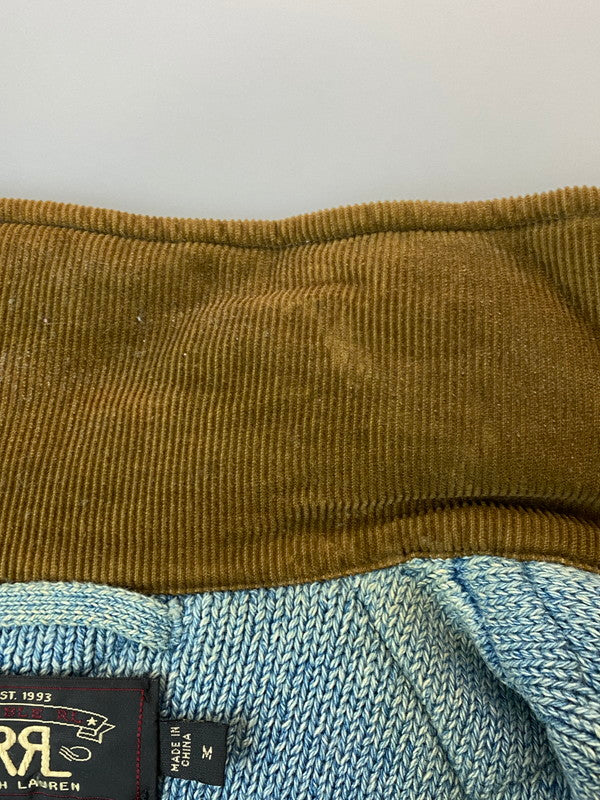 【現状渡し品】【メンズ】 RRL ダブルアールエル QUILTING VEST キルティング ベスト トップス 145-250604-jt-04-min サイズ：M カラー：ライトブルー 万代Net店