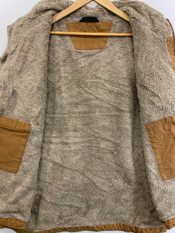 【中古品】【メンズ】 CARHARTT カーハート ダック地ボアモックネックベスト 146-250604-ks-10-min サイズ：不明 カラー：キャメル 万代Net店