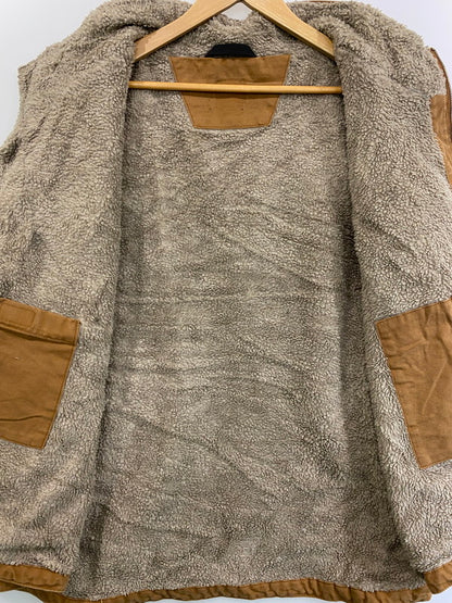 【中古品】【メンズ】 CARHARTT カーハート ダック地ボアモックネックベスト 146-250604-ks-10-min サイズ：不明 カラー：キャメル 万代Net店