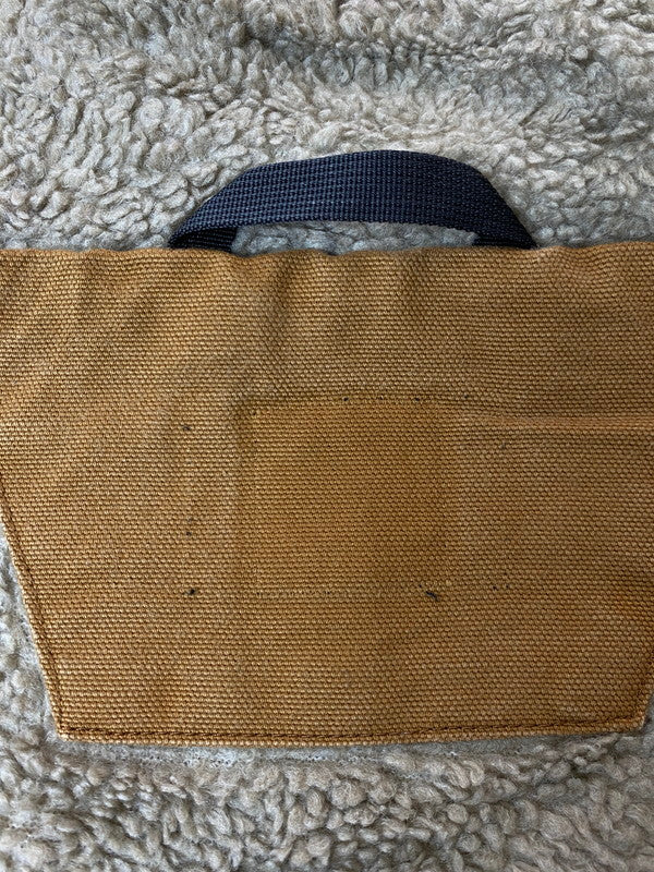 【中古品】【メンズ】 CARHARTT カーハート ダック地ボアモックネックベスト 146-250604-ks-10-min サイズ：不明 カラー：キャメル 万代Net店