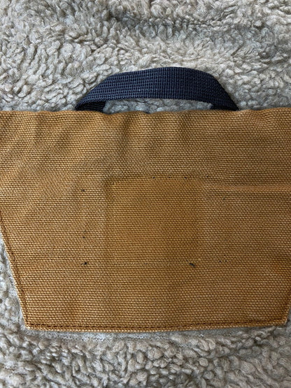 【中古品】【メンズ】 CARHARTT カーハート ダック地ボアモックネックベスト 146-250604-ks-10-min サイズ：不明 カラー：キャメル 万代Net店