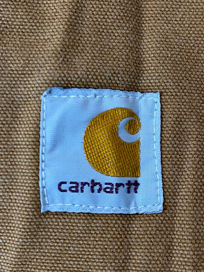 【中古品】【メンズ】 CARHARTT カーハート ダック地ボアモックネックベスト 146-250604-ks-10-min サイズ：不明 カラー：キャメル 万代Net店