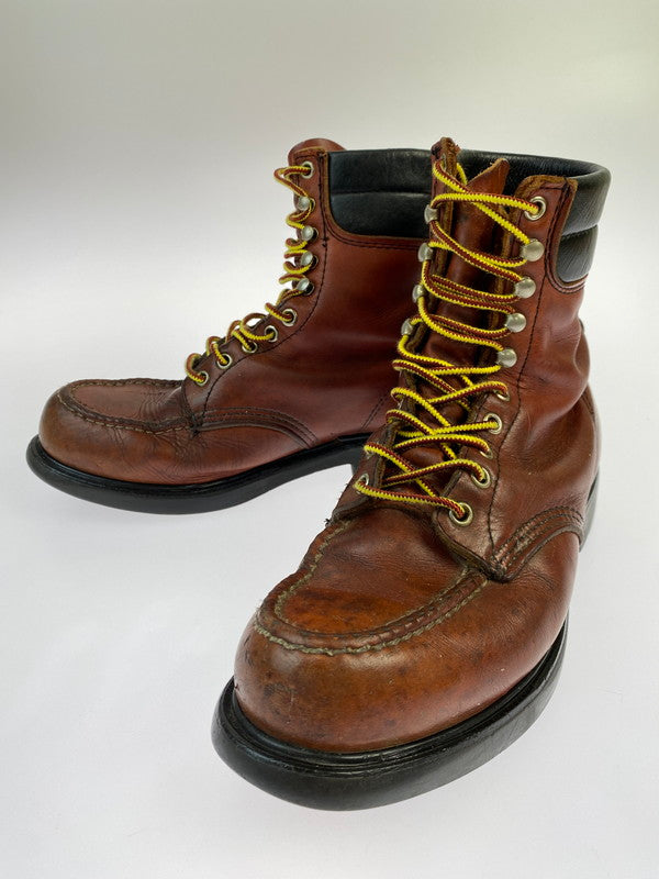 【現状渡し品】【メンズ】 RED WING レッドウィング 90'S 204 SUPER SOLE 靴 ブーツ 164-250607-ks-05-min サイズ：8D カラー：ブラウン 万代Net店