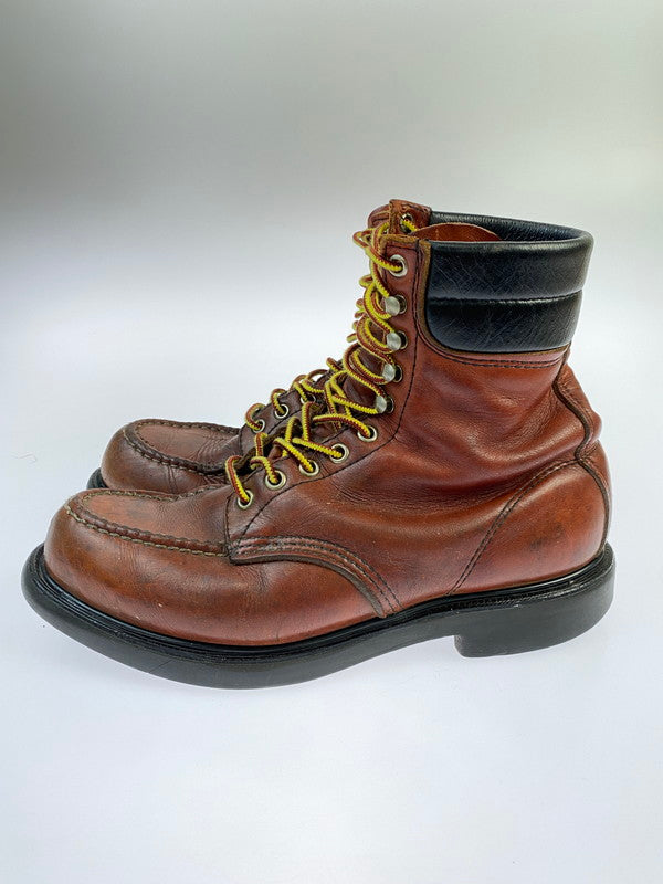 【現状渡し品】【メンズ】 RED WING レッドウィング 90'S 204 SUPER SOLE 靴 ブーツ 164-250607-ks-05-min サイズ：8D カラー：ブラウン 万代Net店