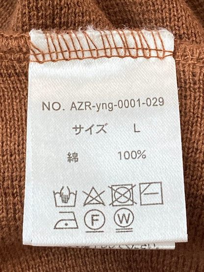 【中古品】【メンズ】 YOUNGER SONG ヤンガーソング AZR-YNG-0001-029 S S KNIT POLO SHIRT ポロシャツ ショートスリーブ 142-250604-AS-23-min サイズ：L カラー：ブラウン 万代Net店