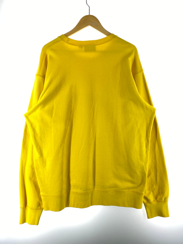 【中古品】【メンズ】 SUPREME シュプリーム 15SS WORLD FAMOUS CREWNECK ワールド フェイマス クルーネック 149-260805-zi-16-min サイズ：XL カラー：イエロー 万代Net店
