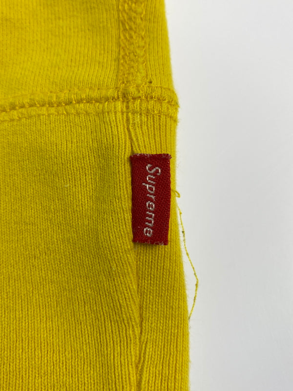 【中古品】【メンズ】 SUPREME シュプリーム 15SS WORLD FAMOUS CREWNECK ワールド フェイマス クルーネック 149-260805-zi-16-min サイズ：XL カラー：イエロー 万代Net店