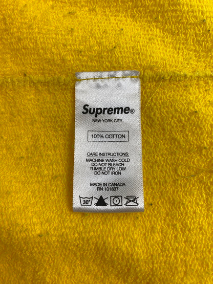 【中古品】【メンズ】 SUPREME シュプリーム 15SS WORLD FAMOUS CREWNECK ワールド フェイマス クルーネック 149-260805-zi-16-min サイズ：XL カラー：イエロー 万代Net店