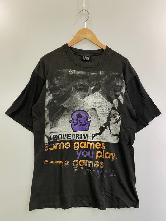 【中古品】【メンズ】  USED ユーズド 90S 2PAC ABOVE THE RIM MOVIE TEE 90年代 半袖Tシャツ トップス 146-250604-jt-17-min サイズ：M カラー：ブラック 万代Net店