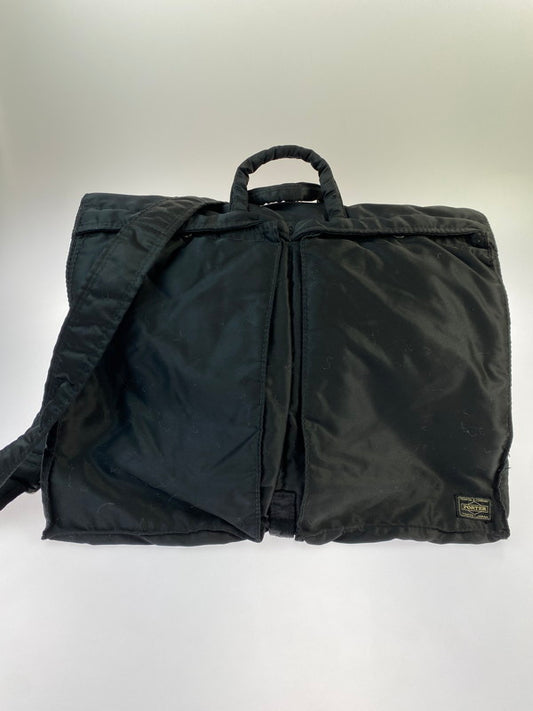 【中古品】【メンズ】 PORTER ポーター タンカー 2WAY ショルダー バッグ カバン 188-250613-jt-22-min カラー：ブラック 万代Net店