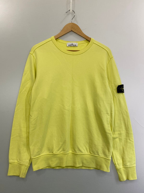 【中古品】【メンズ】 STONE ISLAND ストーン アイランド 701562751 L S SWEATSHIRT スウェットシャツ 141-250604-ks-06-min サイズ：L カラー：イエロー系 万代Net店