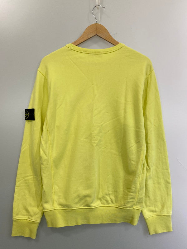 【中古品】【メンズ】 STONE ISLAND ストーン アイランド 701562751 L S SWEATSHIRT スウェットシャツ 141-250604-ks-06-min サイズ：L カラー：イエロー系 万代Net店