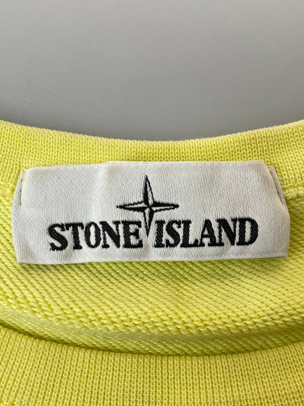【中古品】【メンズ】 STONE ISLAND ストーン アイランド 701562751 L S SWEATSHIRT スウェットシャツ 141-250604-ks-06-min サイズ：L カラー：イエロー系 万代Net店