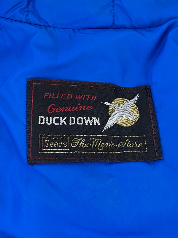 【中古品】【メンズ】 SEARS シアーズ 80S DOWN VEST 80年代 ダウンベスト アウター 146-250626-jt-15-min サイズ：M カラー：ブルー 万代Net店